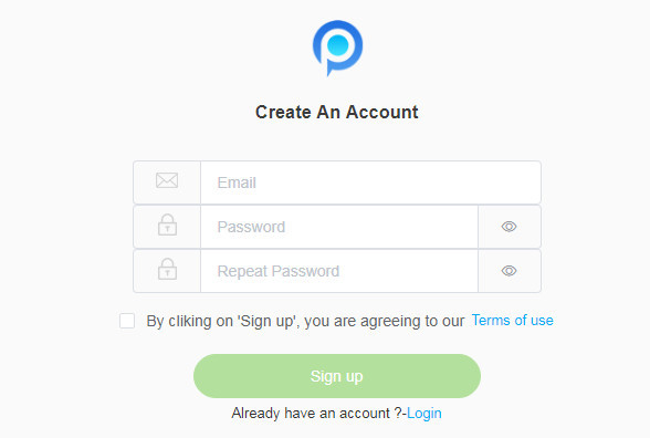 register panspy account