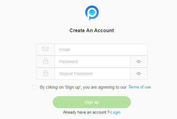 Create PanSpy Account