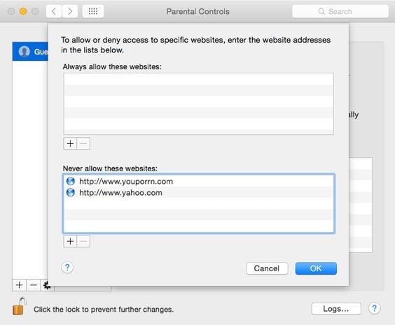block adult websites on Mac