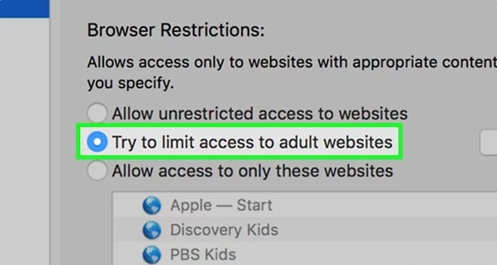 Block Adult Websites on a Mac