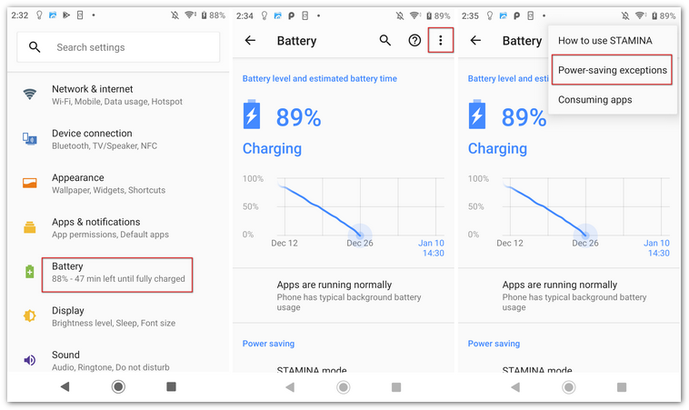 sony android 9